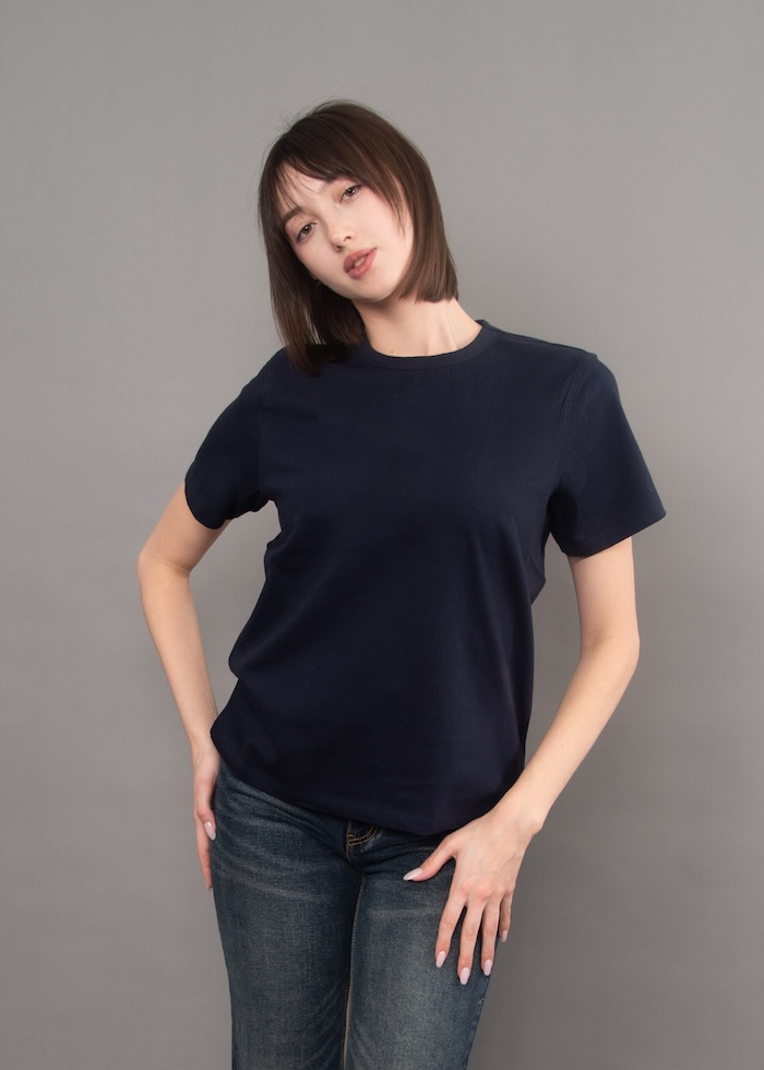 T-shirt basic col rond - 78T083S - RD Style
