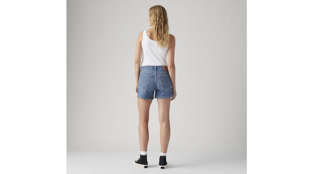 Short jeans ligne A