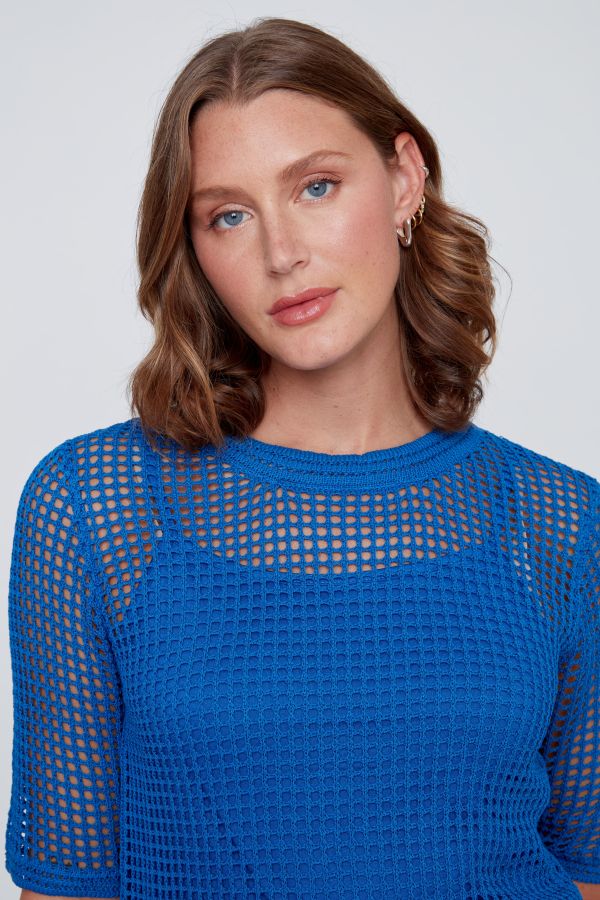 Chandail maille ajourée