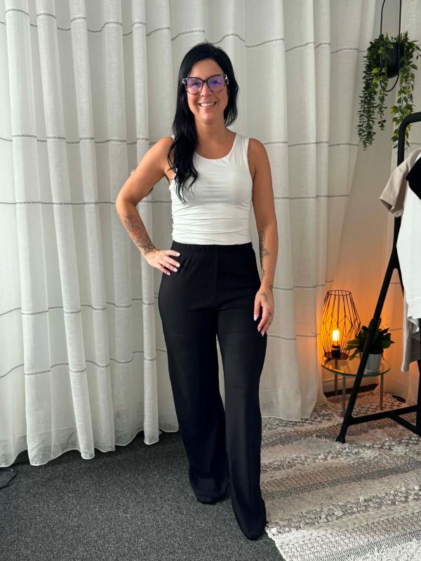 Pantalon large rib - Pantalon large rib - Louve Design