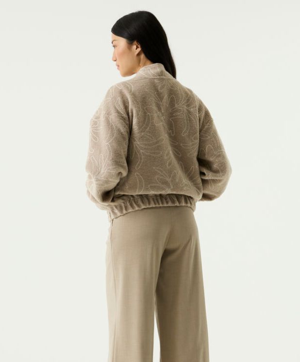 Blouson aviateur brodé