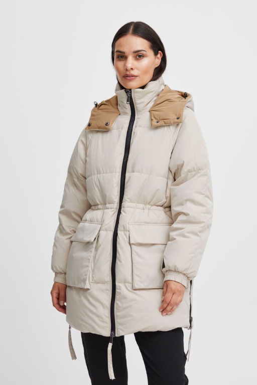 MANTEAU LONG 2 TONS BOXY TRÈS CHAUD