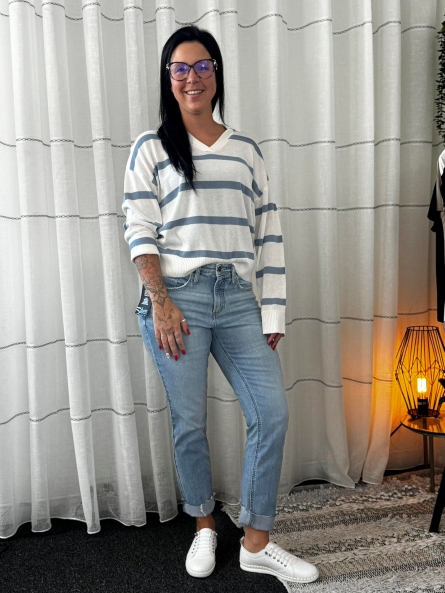 Polo rayé - MOSPAW06589 - Mosaïc