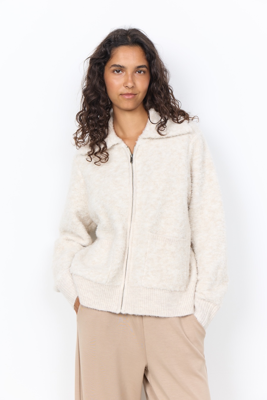 Cardigan laine bouclé - 33855 - Soya Concept