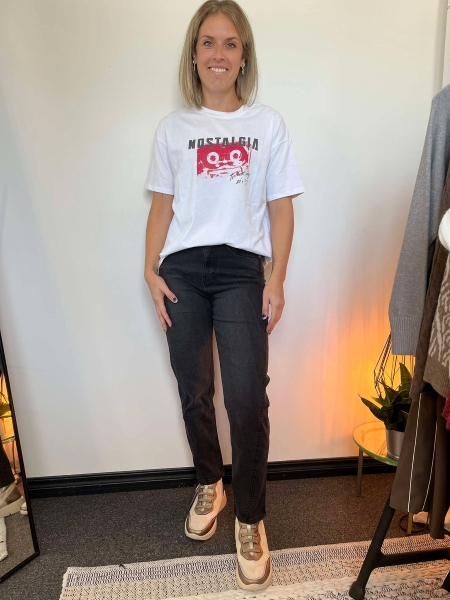 T-shirt oversized - MCSPAW06981 - Mandarine & Co