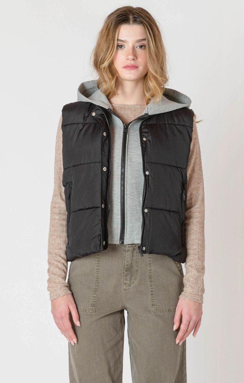 Veste sans manches capuchon amovible - 2629517 DG - Room 34
