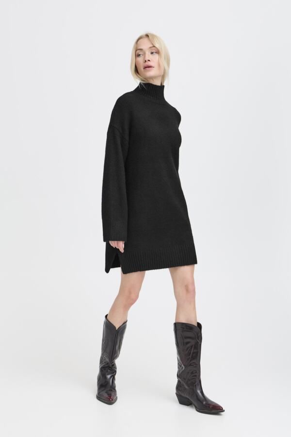 Robe tricot col montant - 20818234 - B.Young