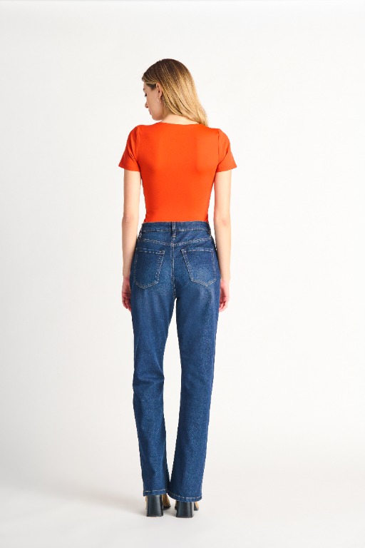 Jeans Maya taille haute flare
