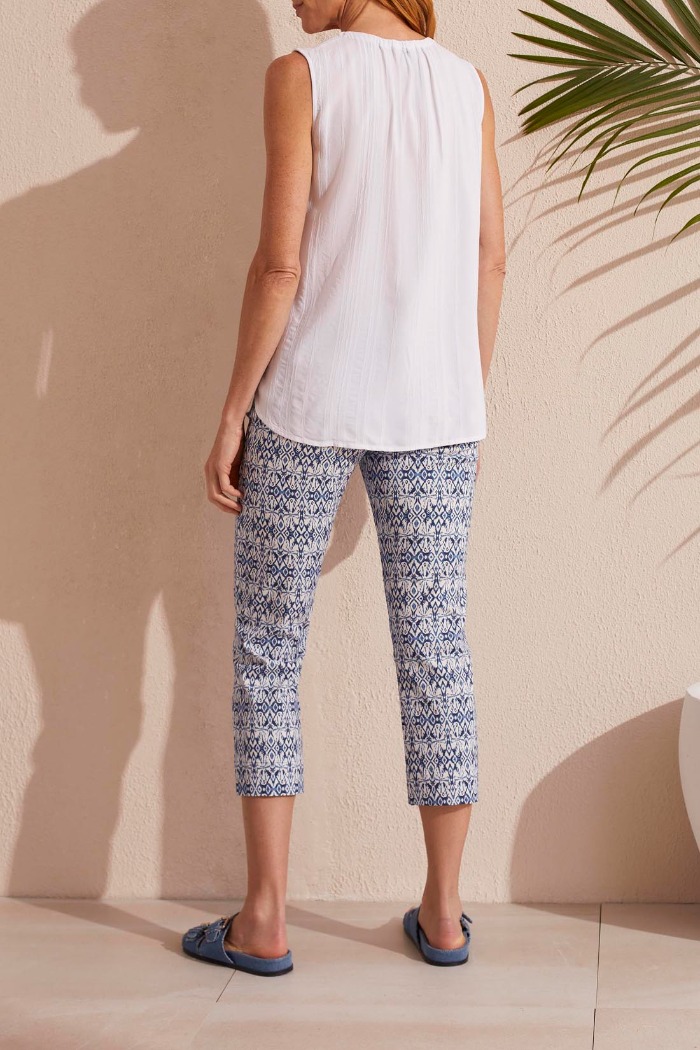 Camisole encolure en v texturé