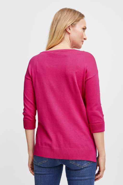 CHANDAIL TRICOT MCH 3/4 BOUTONS MANCHE