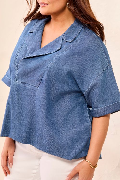 Blouse chemise jeans