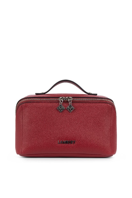 Trousse à maquillage en cuir vegan