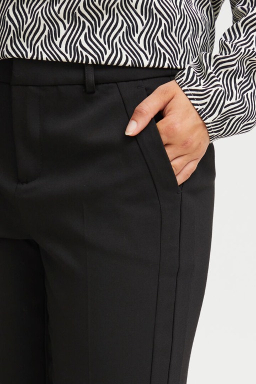 PANTALON CHIC TAILLE HAUTE UNI