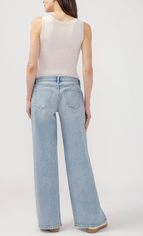Jeans ample à taille basse