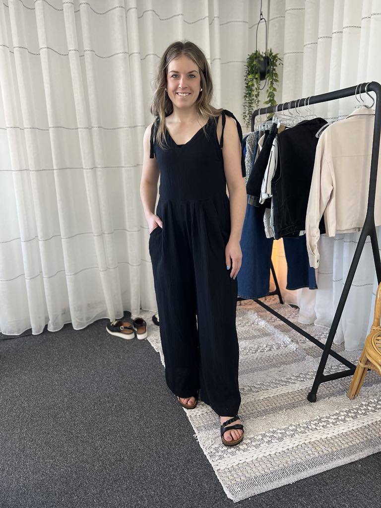 Jumpsuit jambes larges