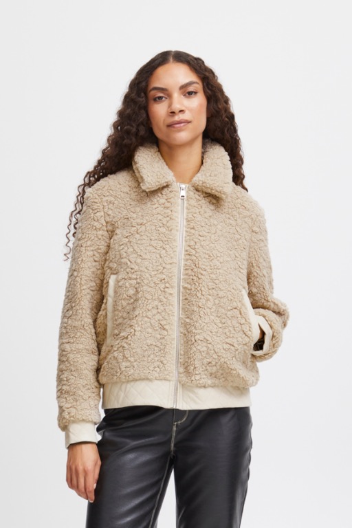 Manteau bomber doux