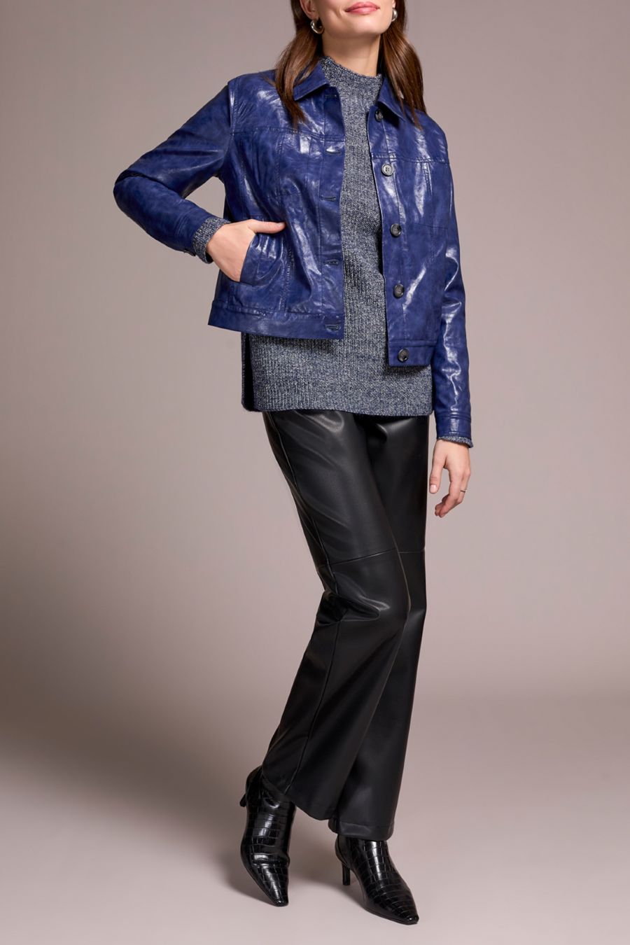 Veston PU verni - 5921O/5358 - Tribal