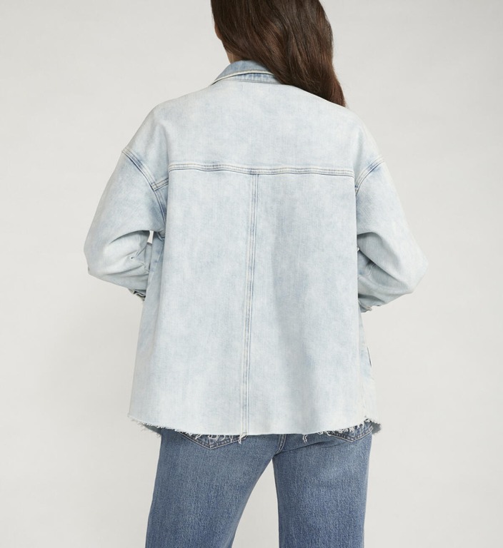Veston jeans oversized