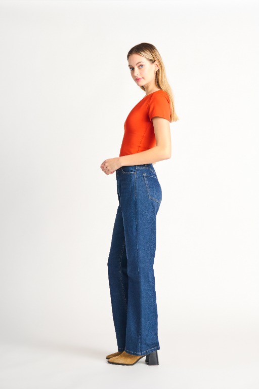 Jeans Maya taille haute flare