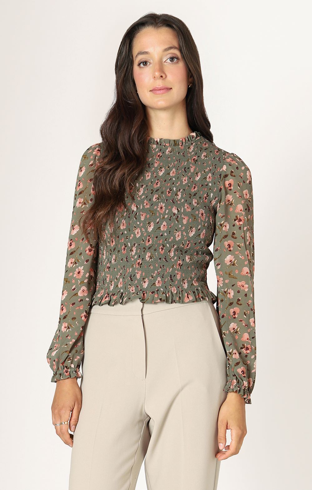 Blouse nid d'abeille