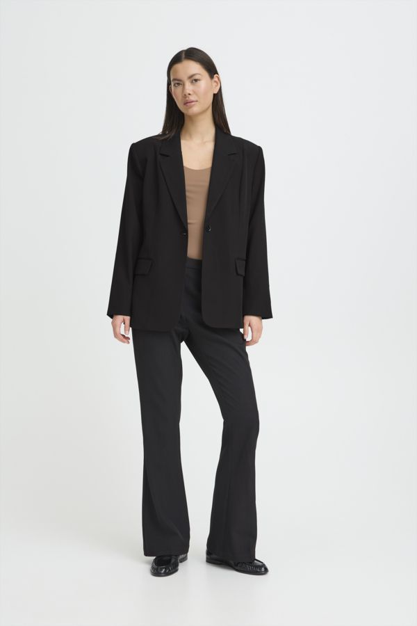 Veston mi-long ample - 20125676 - Ichi