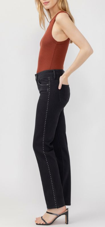 Jeans suki jambe droite studs - L93463BVS569 - Silver Jeans