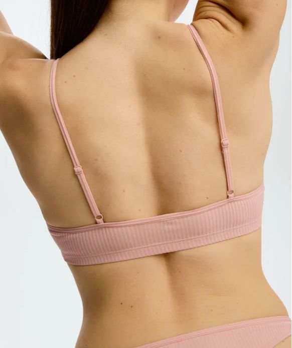 The rib bralette - 0239310 - Blush