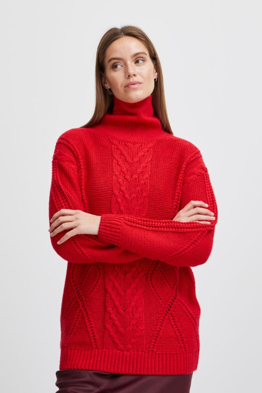 Chandail tricot col roulé