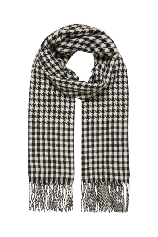 Foulard pied de poule lainage