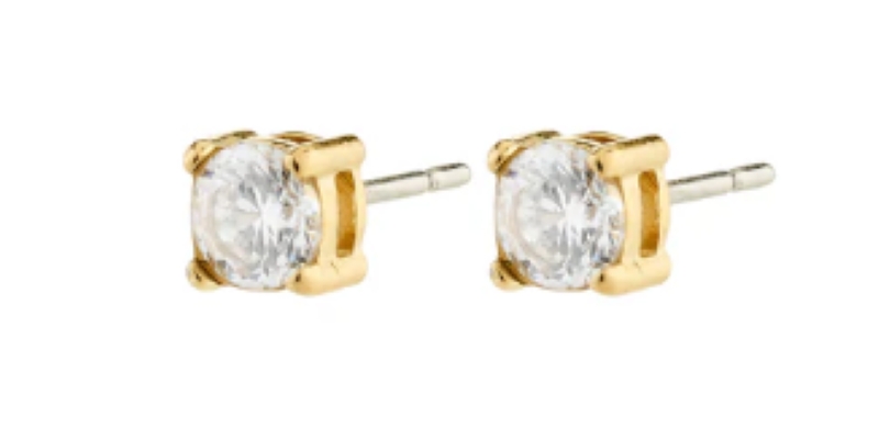 Ravi 4mm studs crystal - 662716023 - Pilgrim