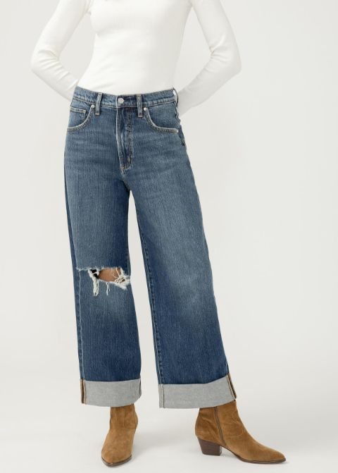 Jeans be easy jambe large - L28934ADM347 - Silver Jeans