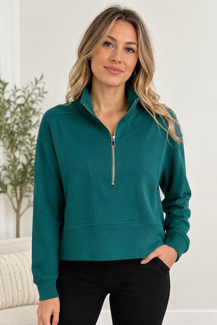 Chandail zip col montant - 78t086so - RD Style