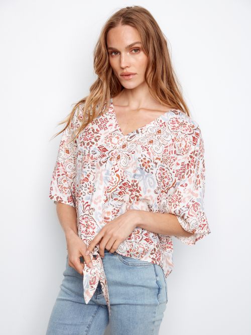 Blouse imprimée - C4651P/634A - Charlie B