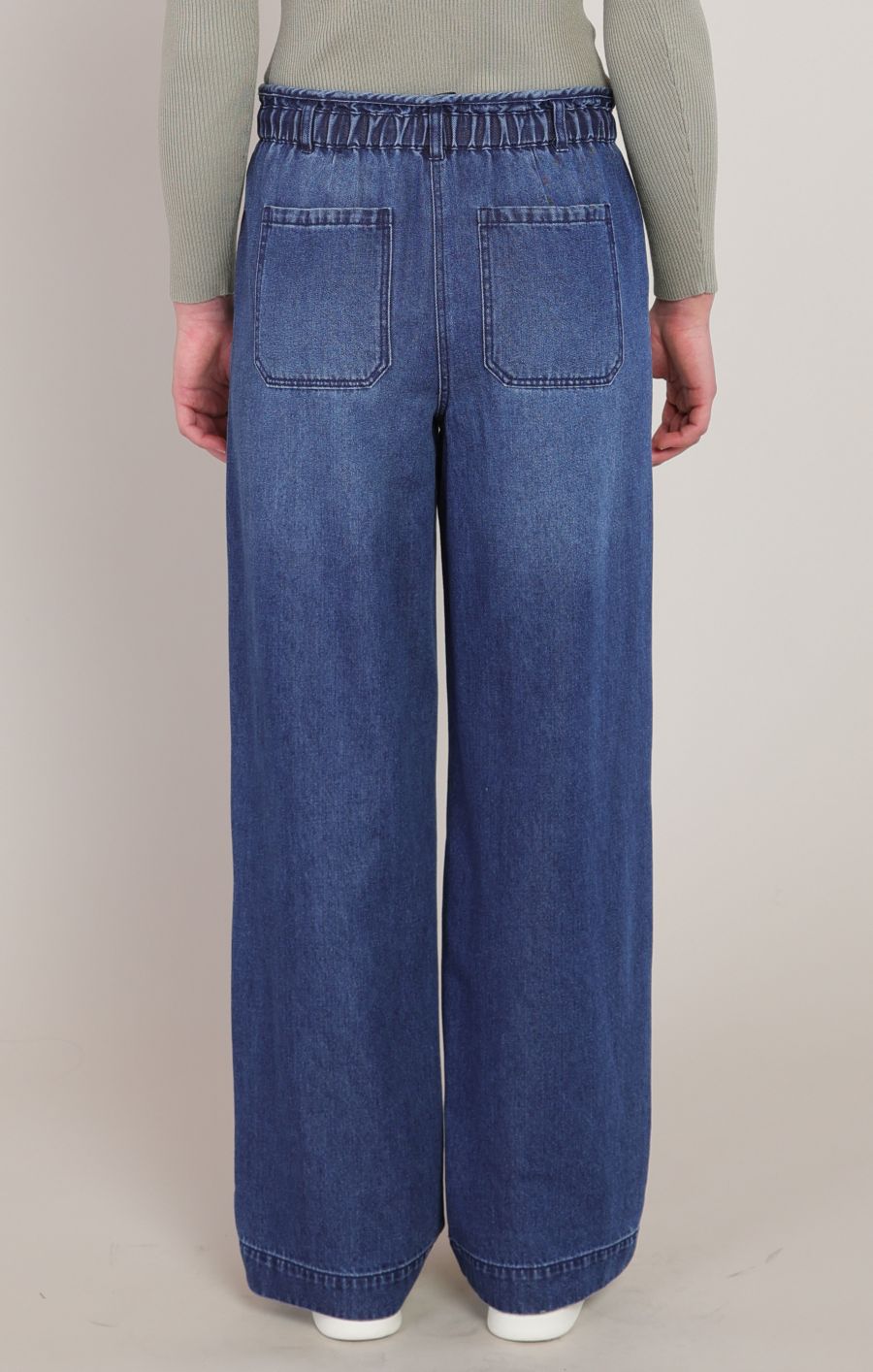 Jeans jambe large