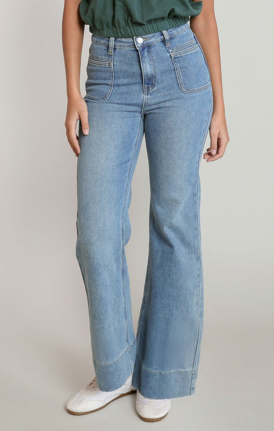 Jeans flare taille haute - 2825250 D - Dex