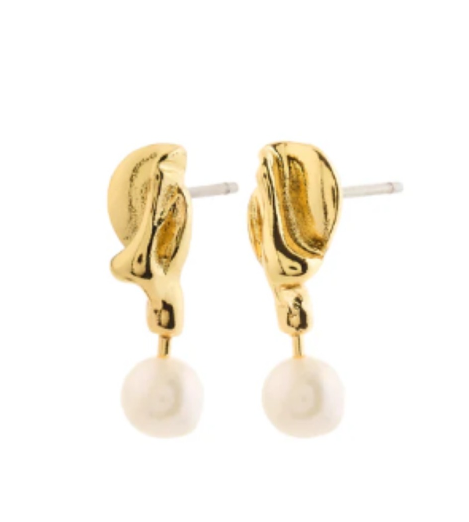 Boucle d'oreille coquillage et perle - 112526013 - Pilgrim
