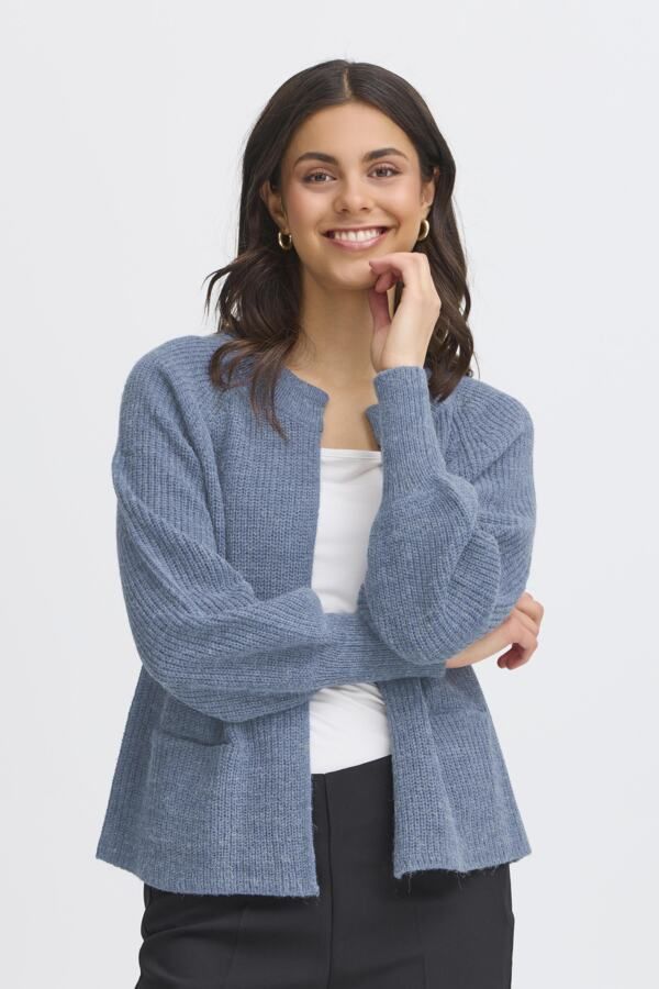 Cardigan ouvert tricot - 20614468 - Fransa