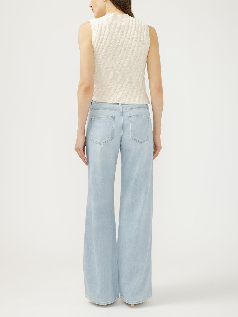 Jeans tricot suki jambe large - L93945LCL114 - Silver Jeans