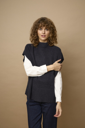 Débardeur tricot uni - 20617996 - Fransa