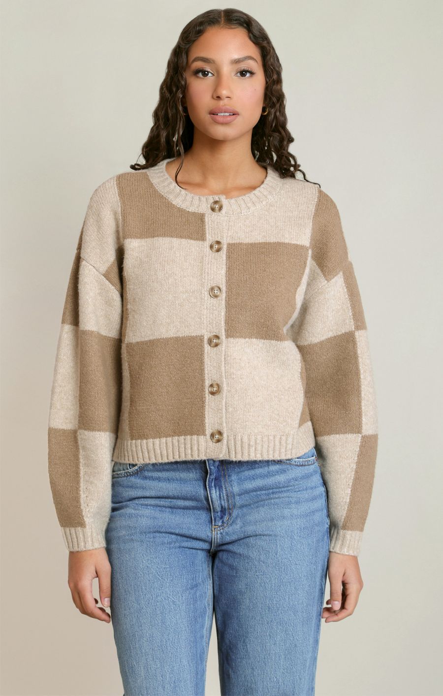 Cardigan color block - 2827262 D - Dex