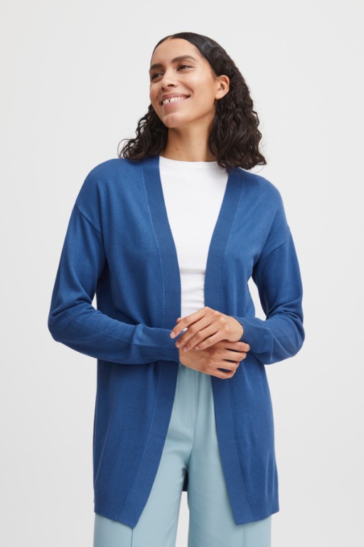 Cardigan ouvert mi-long