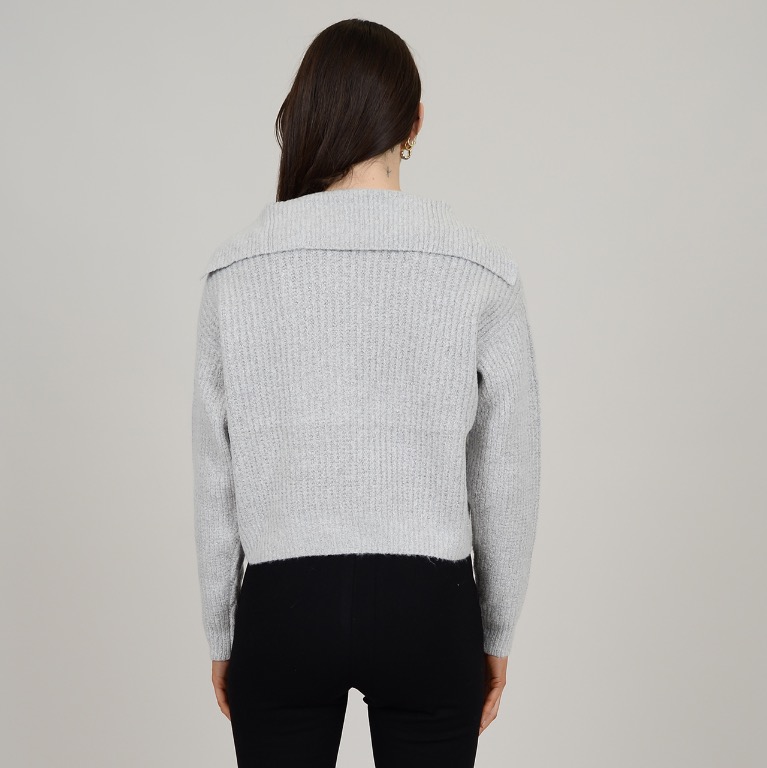 CHANDAIL TRICOT COL POLO BOUTONS