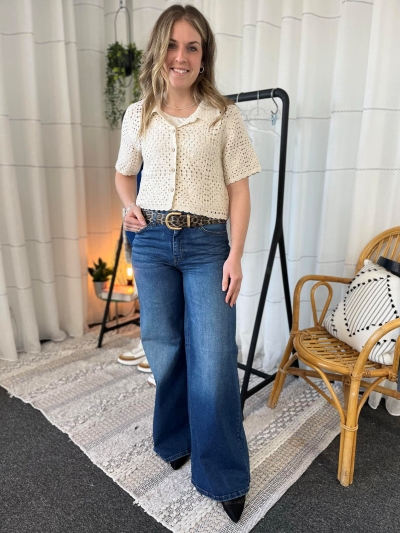 Jeans jambe large