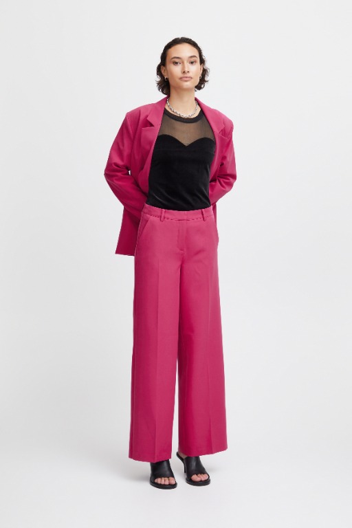 Pantalon chic jambe évasée