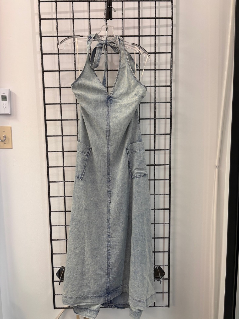 Robe maxi dos ouvert