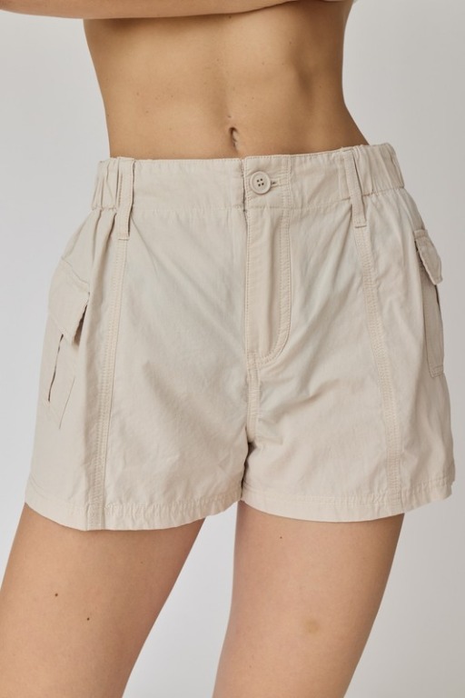 Short cargo taille élastique