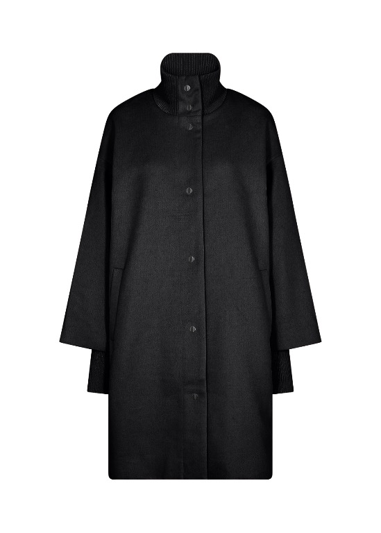 MANTEAU CHIC LAINAGE COL MCH TRICOT