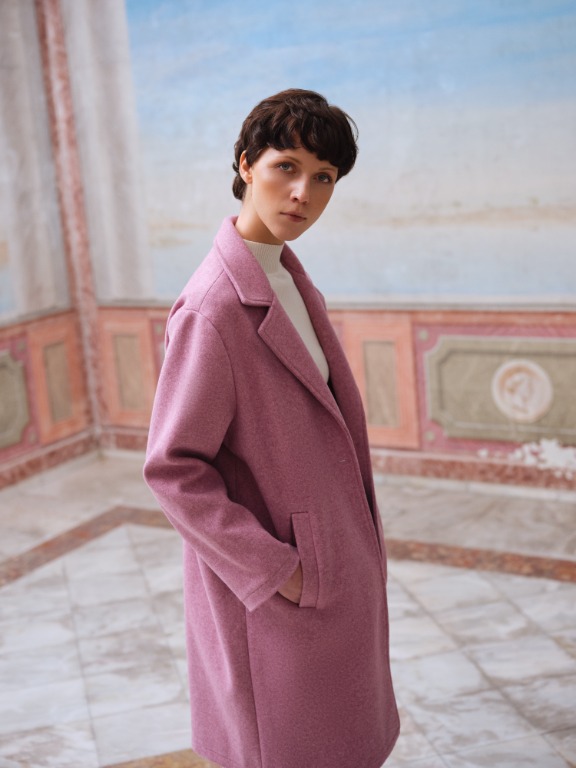Manteau transition lainage