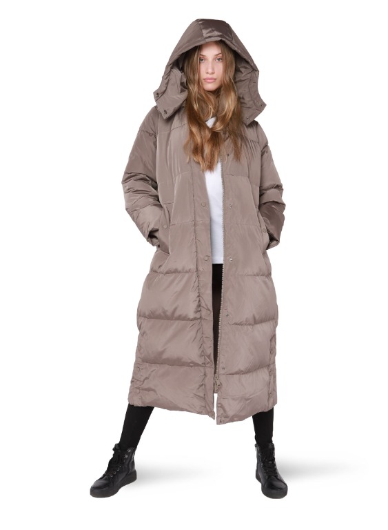 Manteau chic long chaud