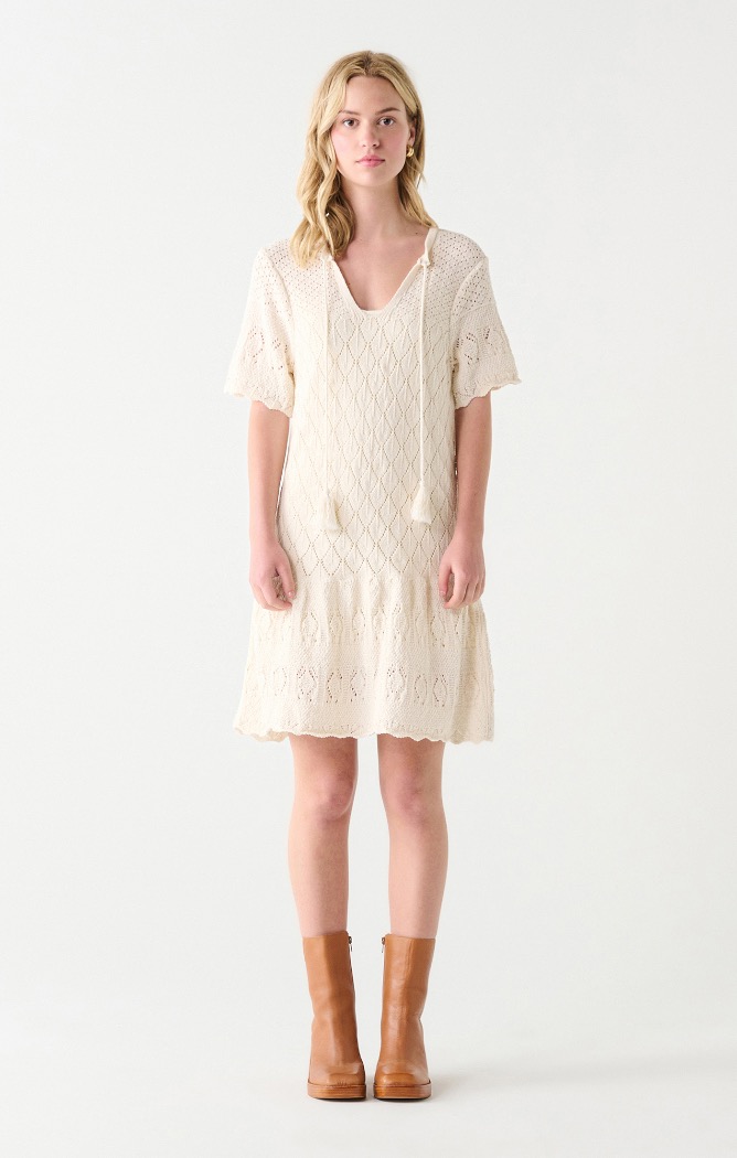 Robe tricot pointelle - seconde main - 2327501 D - Dex